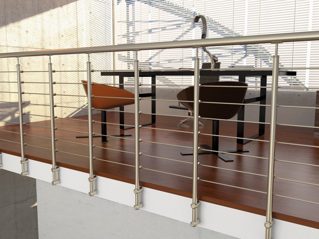 Stainless steel railing | Rintal - Tube 33